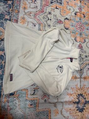 Figawi 2012 Edition Vineyard Vines Ivory Fleece Pullover with Pink Label